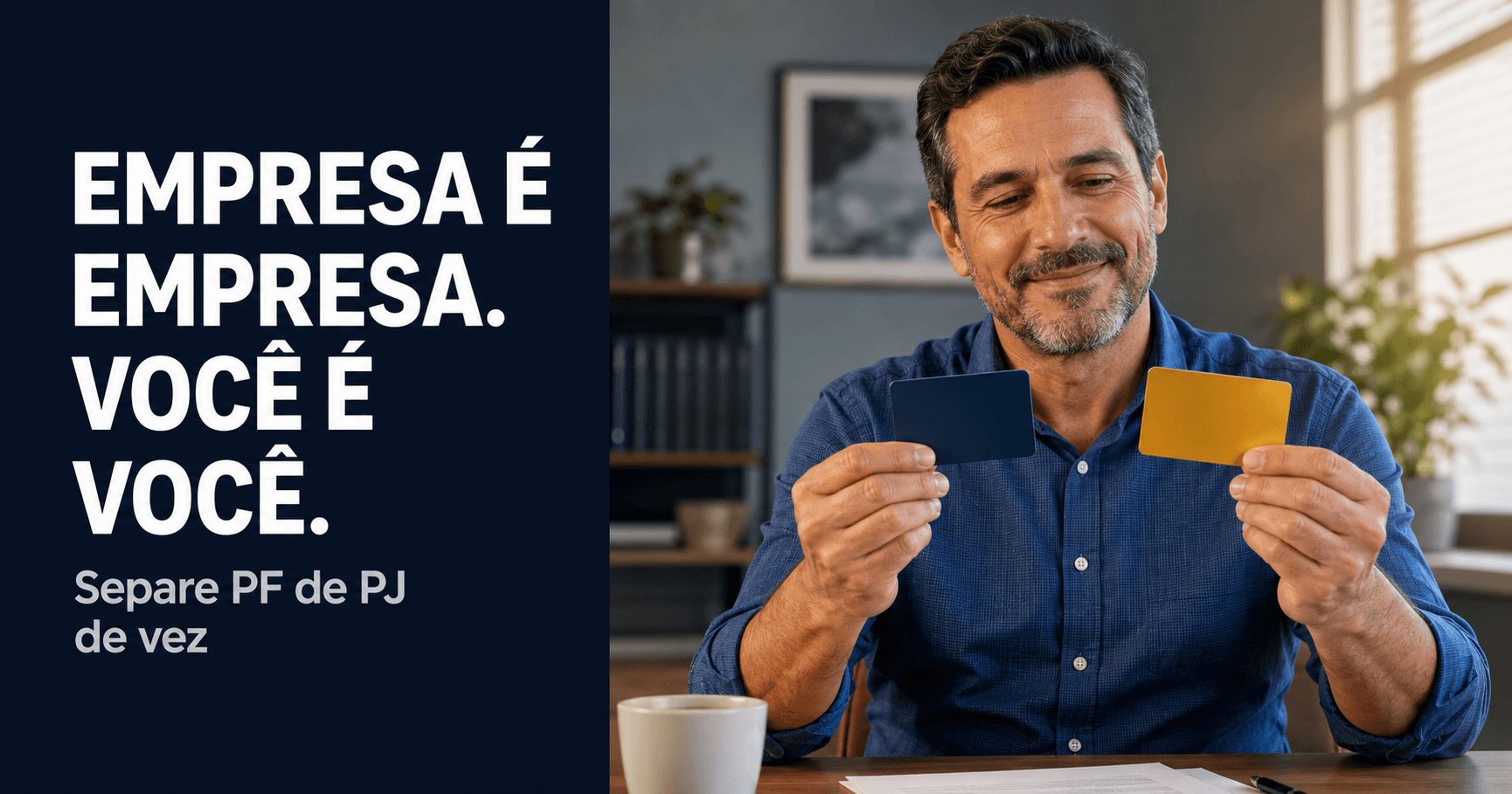 Como separar PF de PJ de vez: o guia pra parar de misturar o seu dinheiro com o da empresa